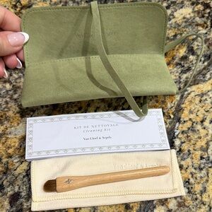Van Cleef & Arpels Green Cleaning Kit with Wooden Brush